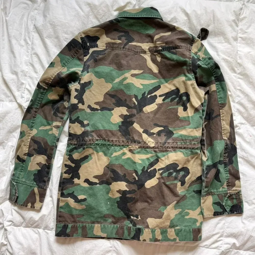 bycorpus green brown‎ camo jacket sz M urban outfitters military grunge y2k